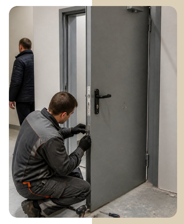 Ремонт противопожарной двери в Воскресенске по цене 6720 р. | ДвериЛегко-Вск